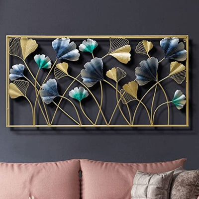 Multicolor Luxury Frame Metal Wall Art | 50 x 3 x 25  inches