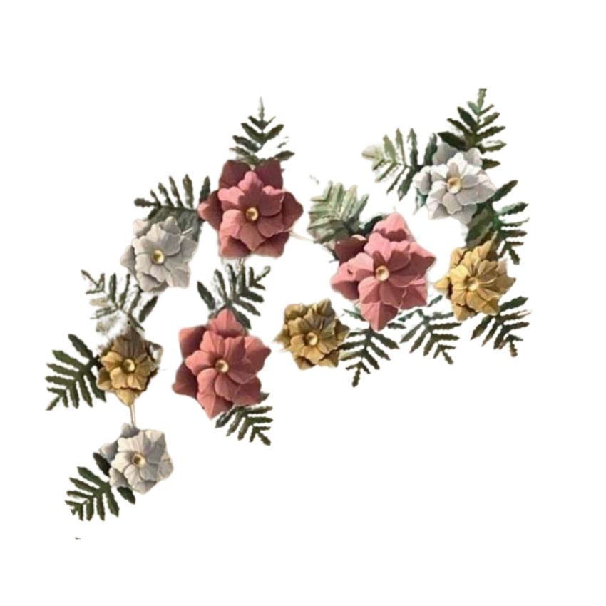 Multicolor Floral Metal Wall Art | 48 x 3 x 24  inches