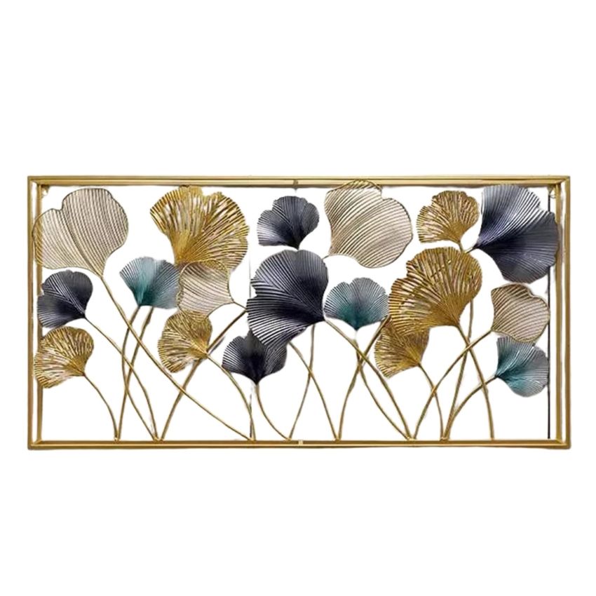 Craters Multicolor Metal Wall Art Frame | 50 x 3 x 25  inches