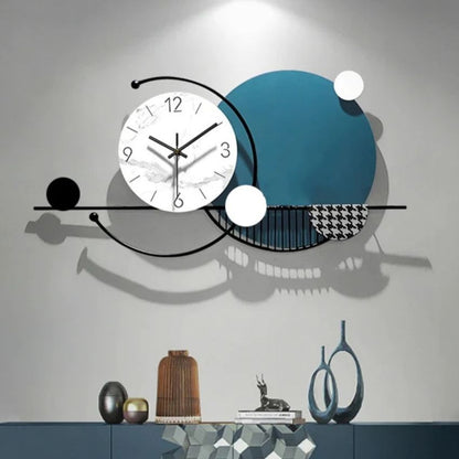 Multicolor Metal Wall Clock | 36 x 3 x 18  inches