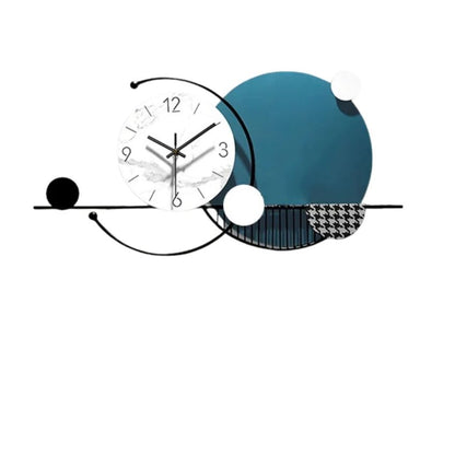 Multicolor Metal Wall Clock | 36 x 3 x 18  inches