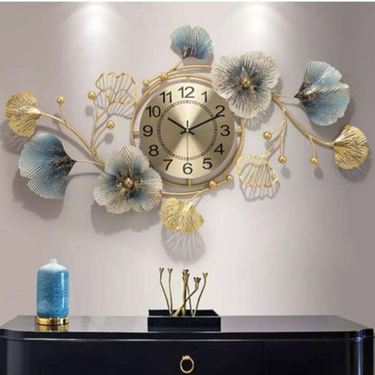 Stylish Multicolor Metal Wall Clock | 48 x 3 x 24  inches