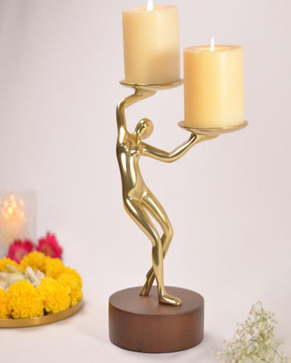 Victoria Abstract Lady Candle Holder | 7 x 5 x 11 inches