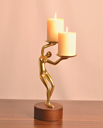 Victoria Abstract Lady Candle Holder | 7 x 5 x 11 inches