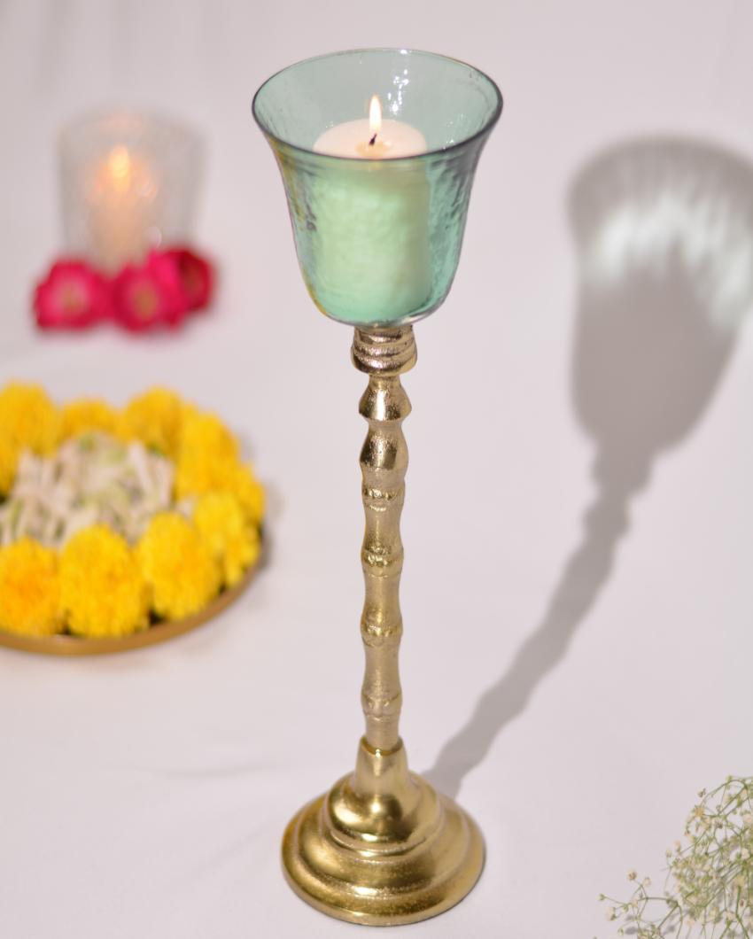Hurricane Enhance Glass Candle Holder | 5 x 12 inches