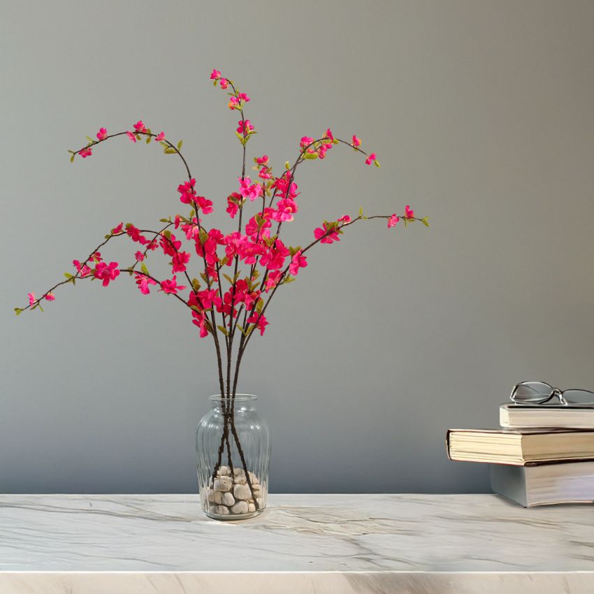 Graceful Cherry Blossom Flower Stick Without Vase | 3.3 Feet