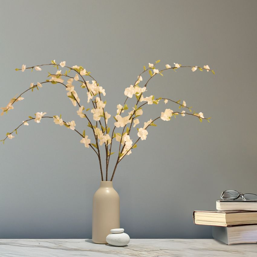 Graceful Cherry Blossom Flower Stick Without Vase | 3.3 Feet