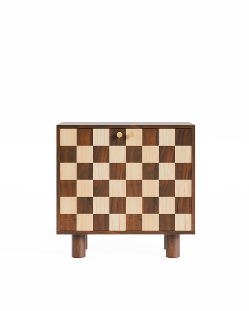 Wee Brown Chess Small Cabinet | 30 x 16 x 30 inches