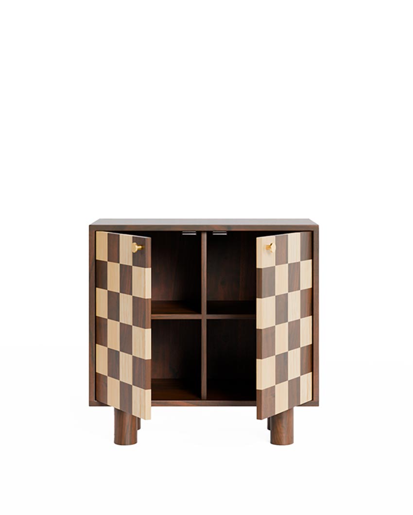 Wee Brown Chess Small Cabinet | 30 x 16 x 30 inches