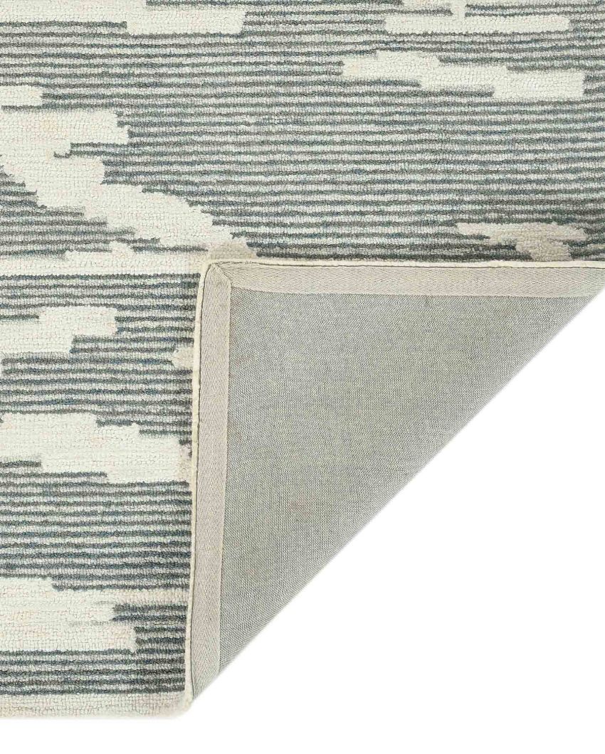 Chicago Hand Tufted Wool Carpet | 8x5 ft Grey