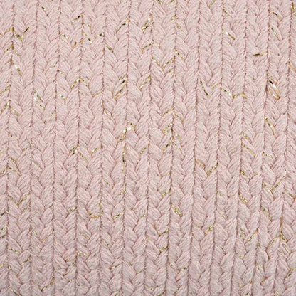 Light Pink Cotton Storage Basket Organizer | 11 Inches Default Title