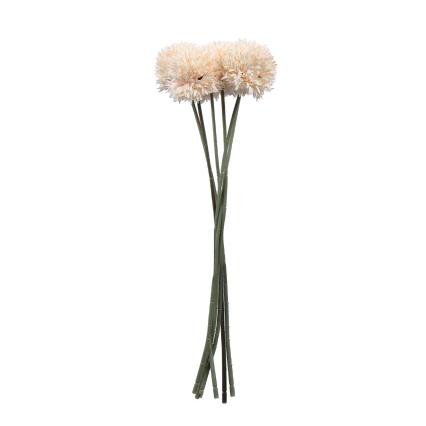 Soft Chrysanthemum Bloom Sticks Without Vase | Set of 6 | 1.5 Feet