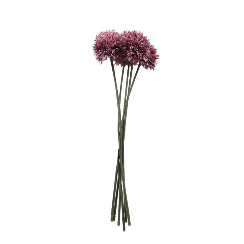 Soft Chrysanthemum Bloom Sticks Without Vase | Set of 6 | 1.5 Feet