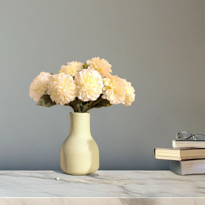 Elegant Chrysanthemum Flower Sticks Without vase | Set of 5 | 1.6 Feet