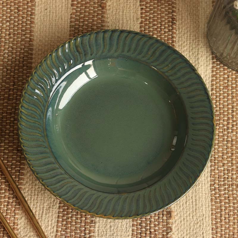 Angelina Ceramic Deep Pasta Plate | 9 inches