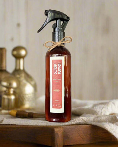 Sandalwood & Vanilla Notes Nights Room Linen Spray | 2 x 5 x 8 inches | 200ml