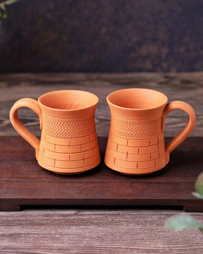 Terracotta Royal Coffee Mugs | 4 x 3 x 4 inches