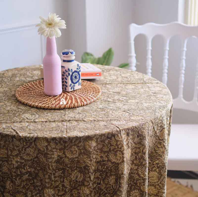 Elegant Rattan Round Placemat Default Title