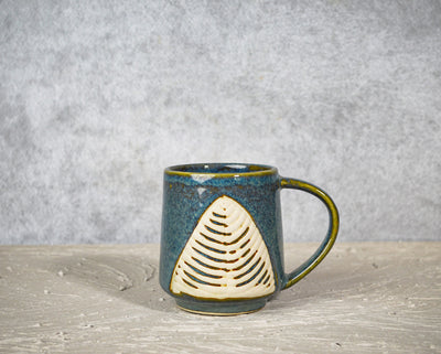 Earthy Leaf Ceramic Coffee Mug | 260 ml