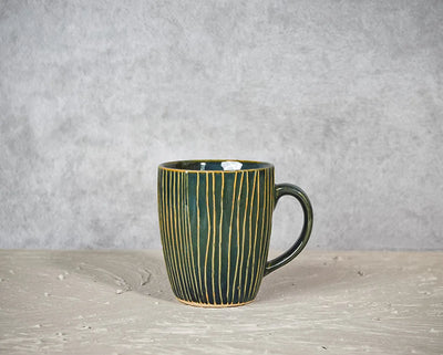 Electric Green Ceramic Coffee Mug  | 260 ml