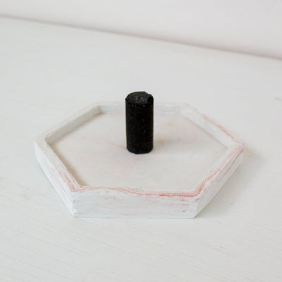 Concrete Hexad Incense Stick Holder Default Title