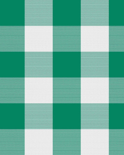 Buffalo Checks Center Cotton Table Cover | 36X60 inches Green