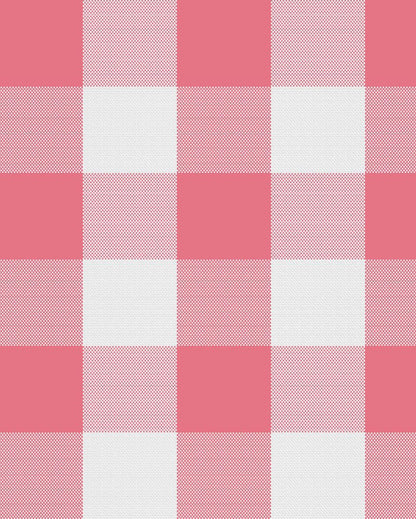 Buffalo Checks Center Cotton Table Cover | 36X60 inches Pink