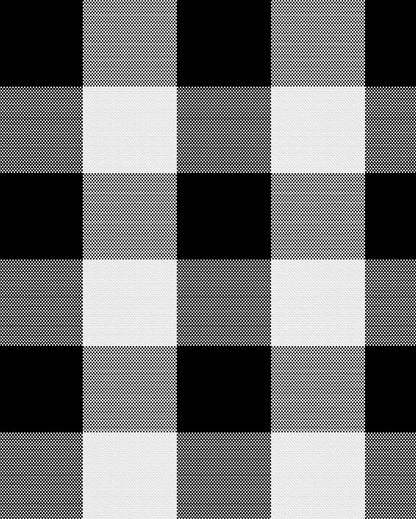 Buffalo Checks Center Cotton Table Cover | 36X60 inches Black