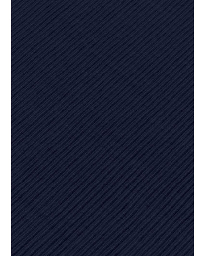 Decorative RIbbed Cotton 8 Seater Table Runner | 13 X 98 Inches | Single Navy Blue
