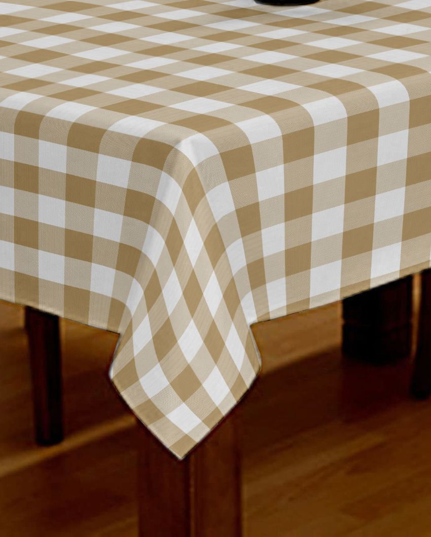 Deluxe Cotton Checks Side Table Cover | 40X40 inches