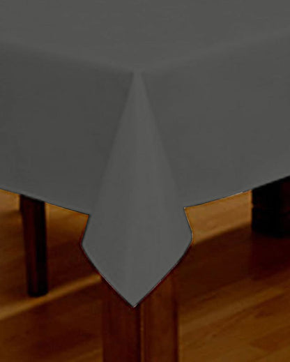 Stylish Plain Cotton Side Table Cover | 40X40 inches Grey