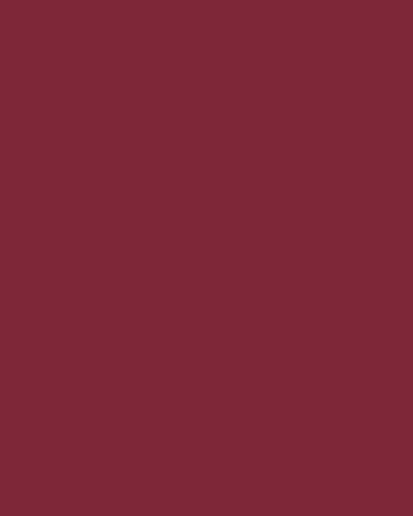 Premium Plain Cotton Side Table Cover | 40X40 inches Maroon