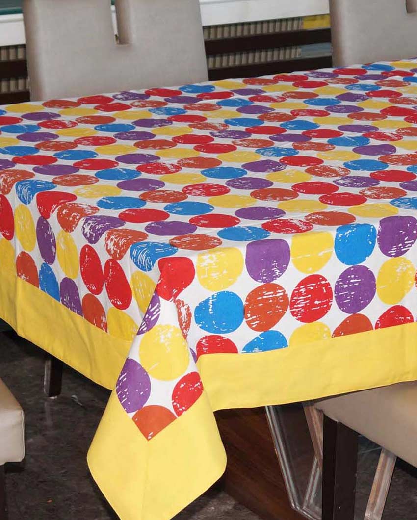 Dining Table Cover 8 Seater Printed Table Cover | 108X60 inches Style 2