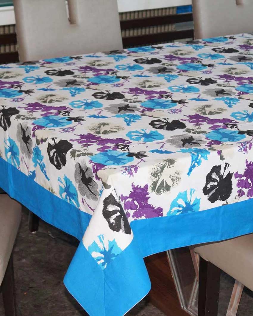 Dining Table Cover 8 Seater Printed Table Cover | 108X60 inches Style 4