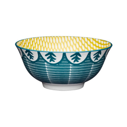 KitchenAid Stripes and Swirls Stoneware Crockery Bowls Set | Pack of 3