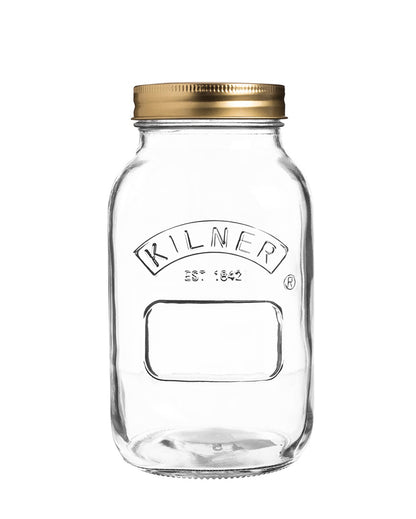 Premium Preserve Glass Jars | Set of 3 | 1 Litre