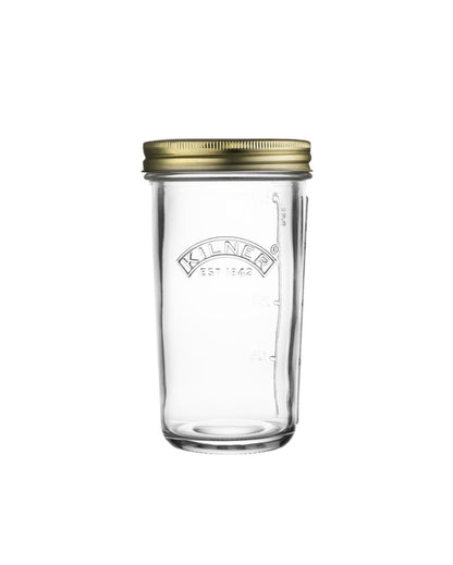 Kilner Wide Mouth Preserve Glass Jars | Set of 4