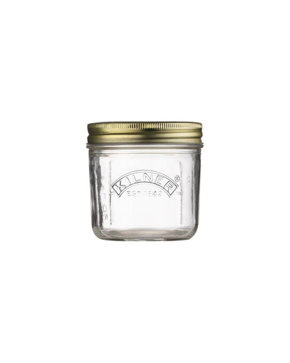 Kilner Wide Mouth Preserve Glass Jars | Set of 4