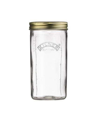 Kilner Wide Mouth Preserve Glass Jars | Set of 4