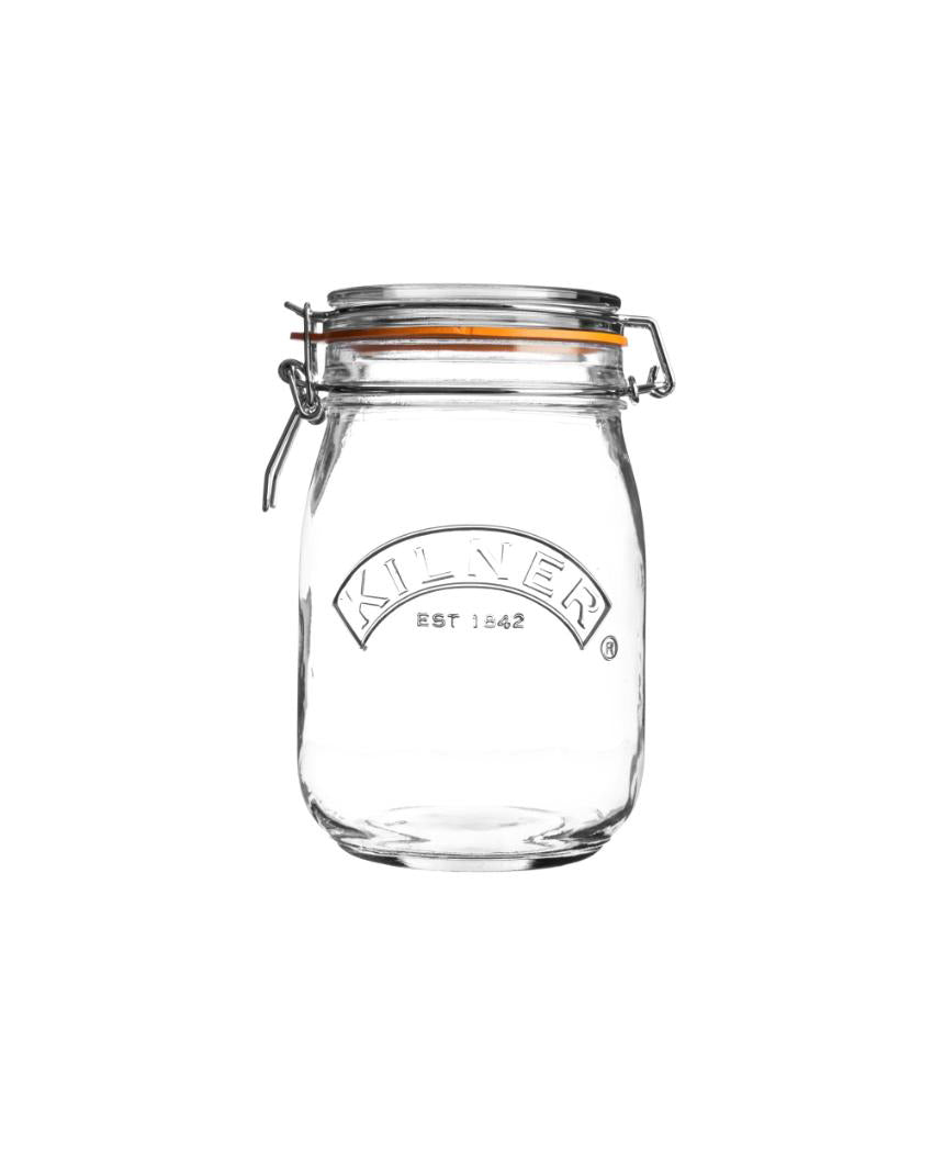 Kilner Clip Storage Essentials Top Glass Jars | Set of 3