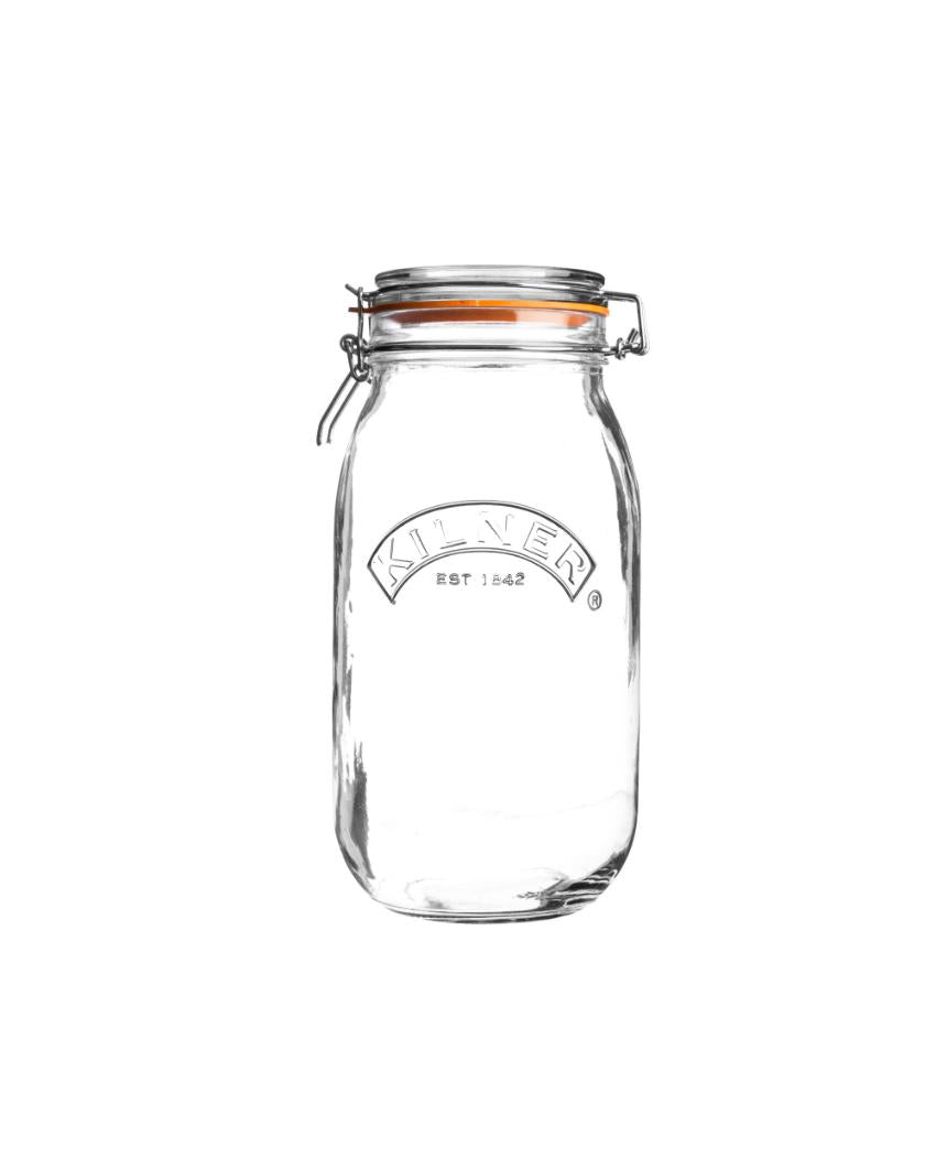 Kilner Clip Storage Essentials Top Glass Jars | Set of 3