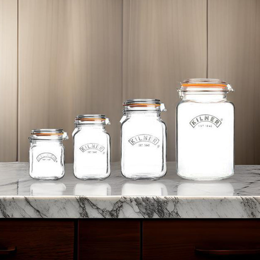 Kilner Premium Preserve Glass Jars | Set of 4