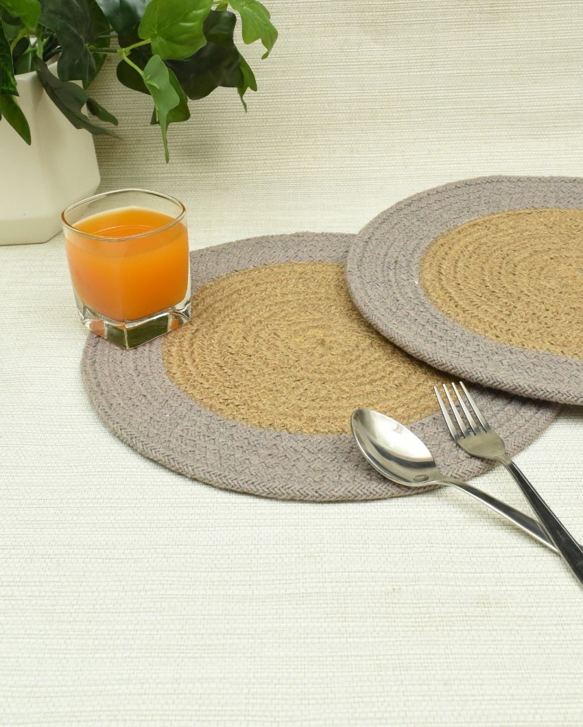 Charming Cotton Table Mats Elevate Your Table Setting with Ease | Set of 2