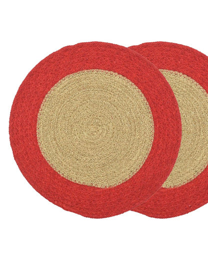 Elevate Your Dining with Luxurious Cotton Table Mats | Set of 2