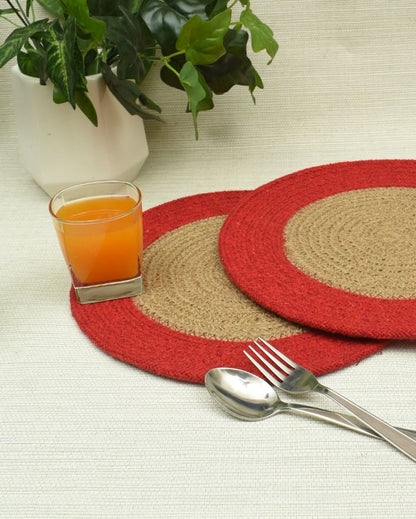 Elevate Your Dining with Luxurious Cotton Table Mats | Set of 2