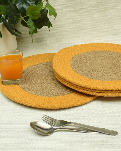 Add a Touch of Class with Elegant Cotton Table Mats | Set of 4