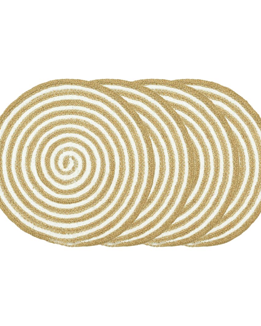 Elegant Cotton Table Mats The Perfect Accent for Any Dining Room | Set of 4