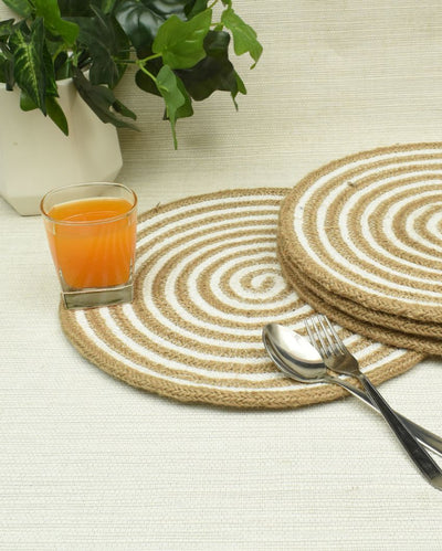 Elegant Cotton Table Mats The Perfect Accent for Any Dining Room | Set of 4