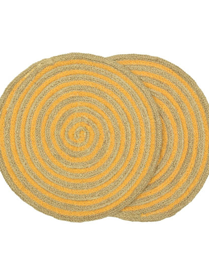 Graceful Cotton Table Mats Add a Touch of Refinement to Your Table | Set of 2