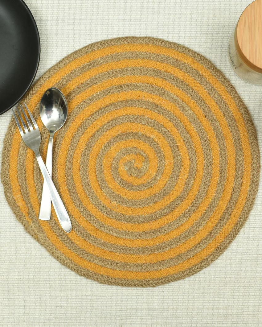 Graceful Cotton Table Mats Add a Touch of Refinement to Your Table | Set of 2